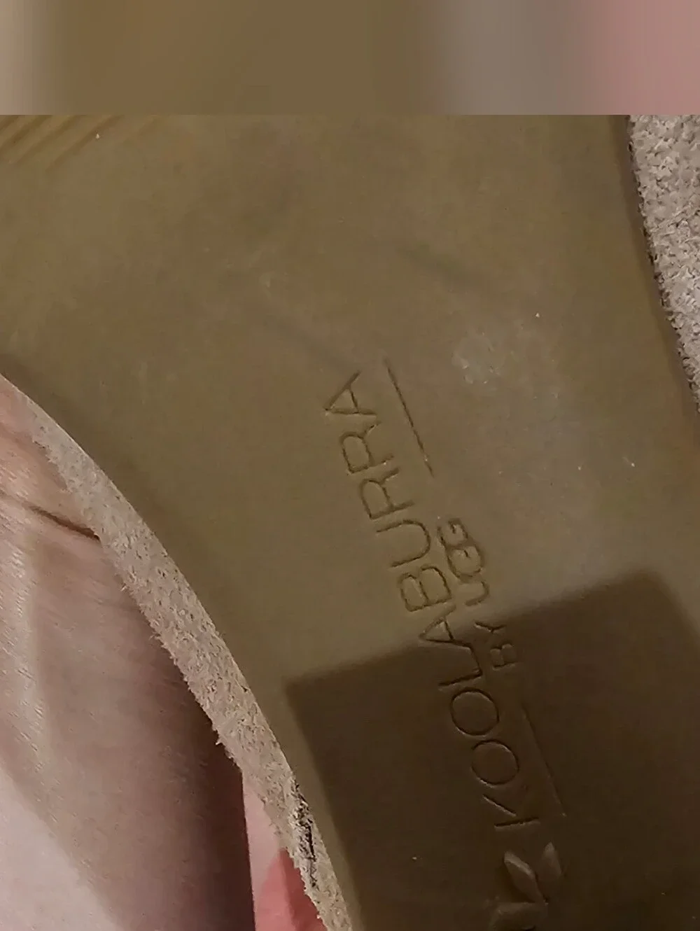 KOOLABURRA by UGG Zip Stacked Heel Suede Ankle Boots 9.5 Camel/Beige 3.25